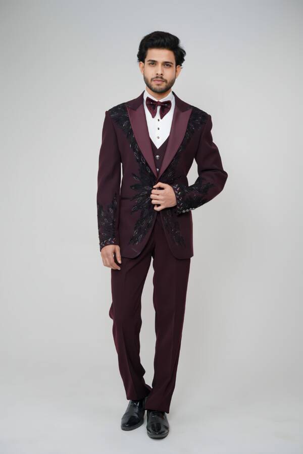 Wine Tuxedo for Men - Image 6
