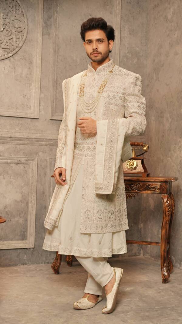 Designer Sherwani - Image 5