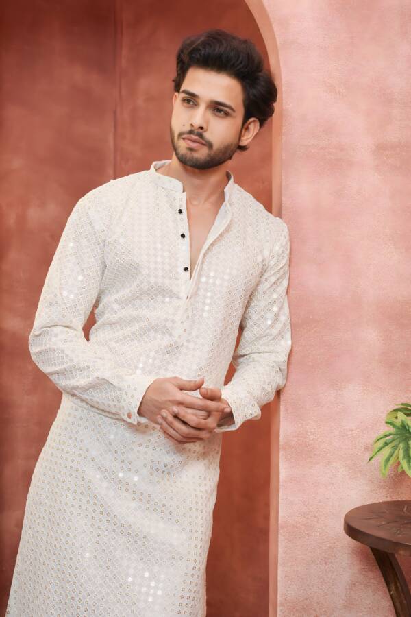 Designer Kurta Pajama - Image 5