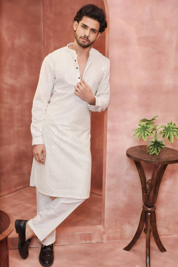 Designer Kurta Pajama - Image 4