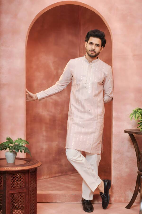 Designer Kurta Pajama - Image 3