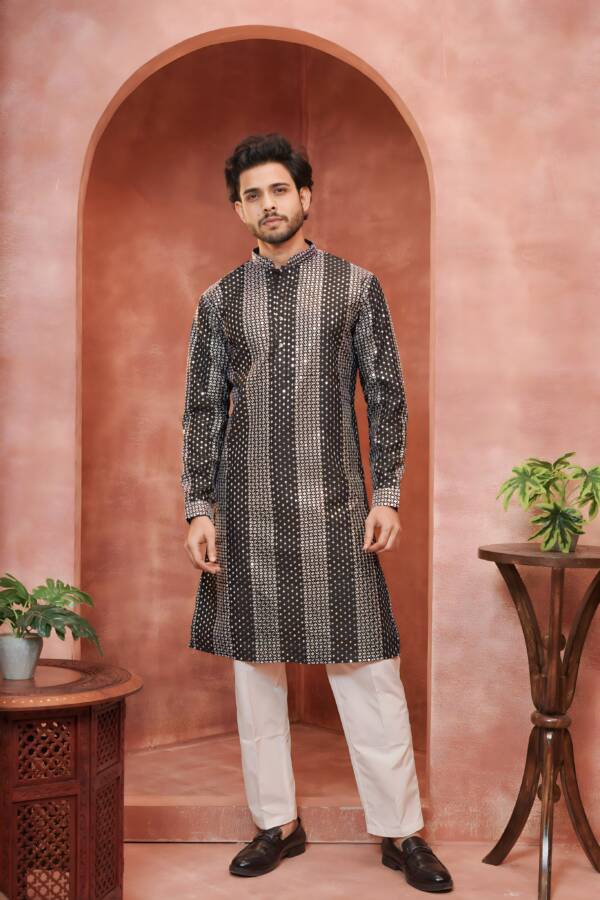 Designer Kurta Pajama - Image 5