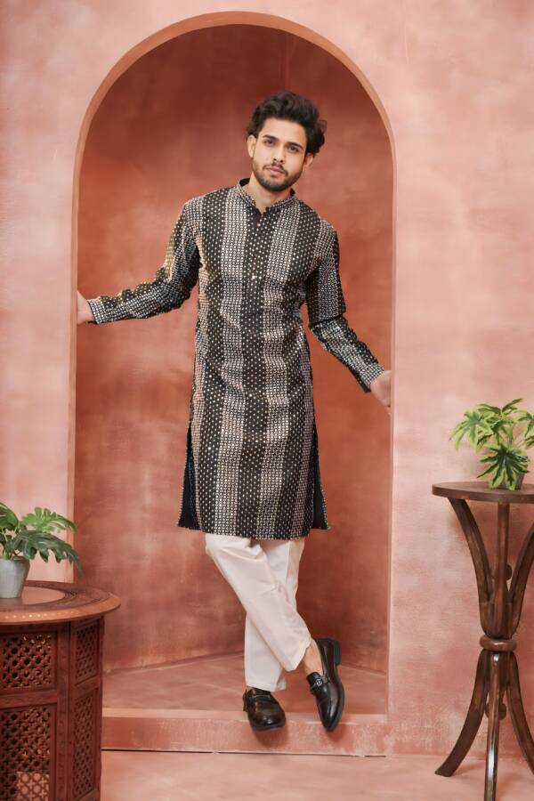 Designer Kurta Pajama - Image 3