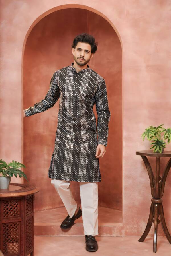 Designer Kurta Pajama - Image 2