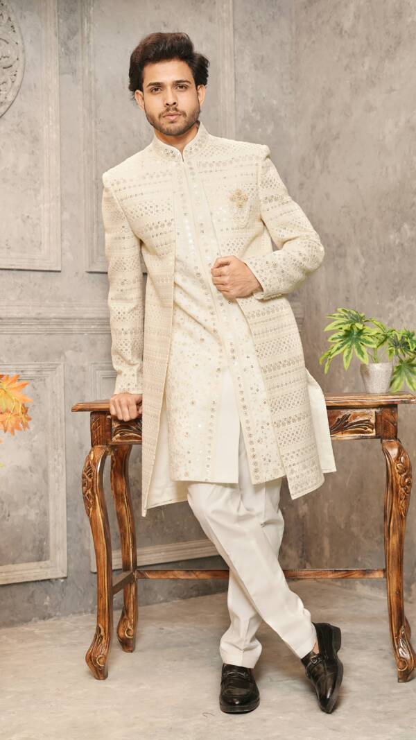 Designer Sherwani - Image 4