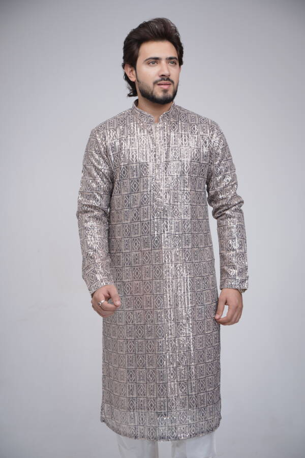 Designer Kurta Pajama - Image 7