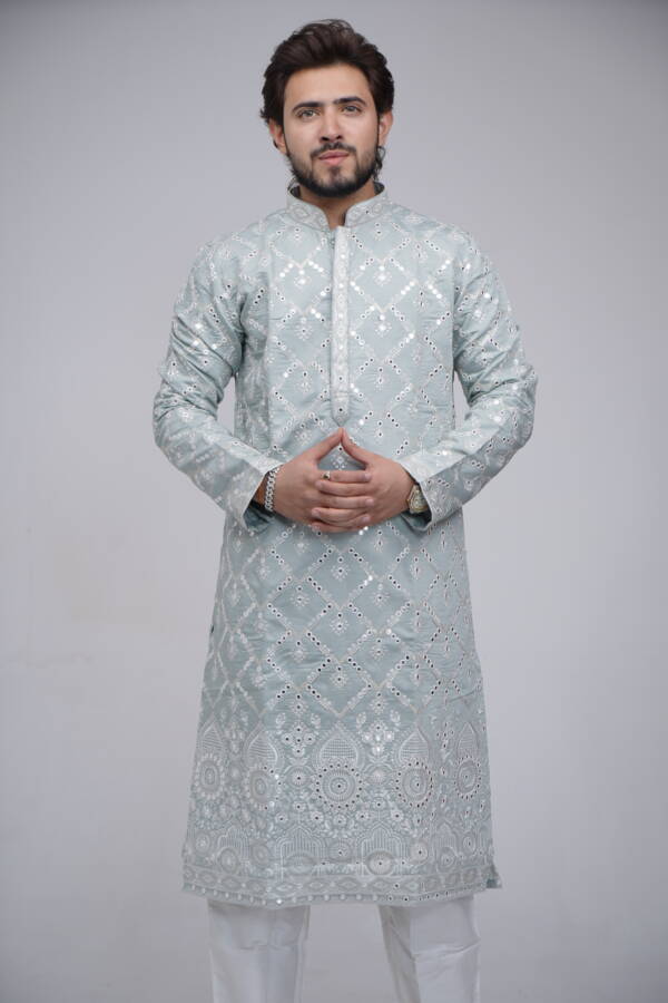 Designer Kurta Pajama - Image 6