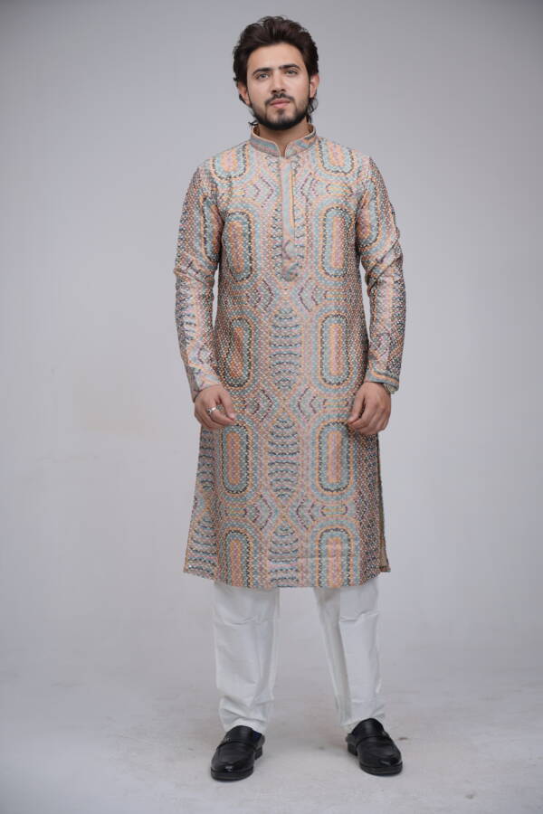 Designer Kurta Pajama - Image 5