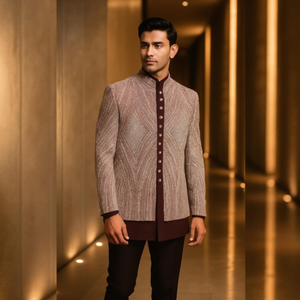 Black Classic Indo-western Suit